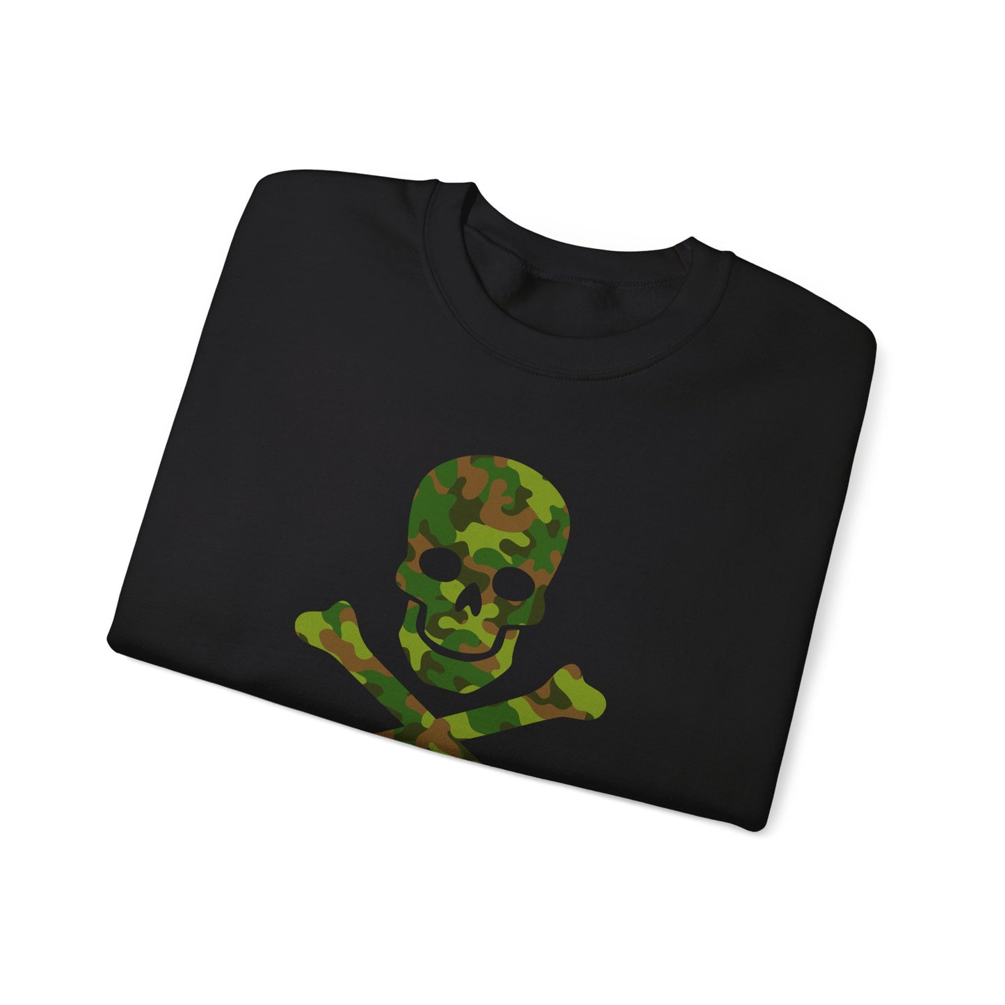 Camo Skull and Crossbones