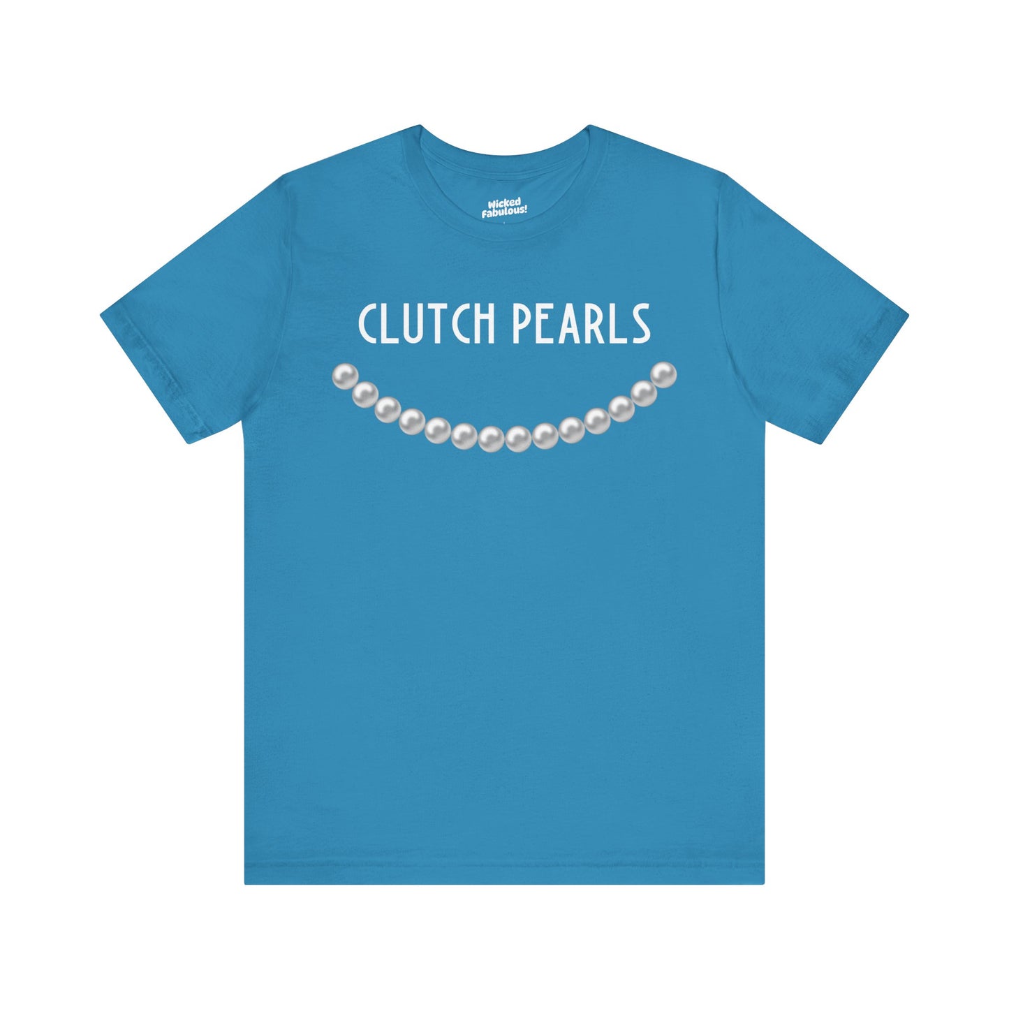 Clutch Pearls Graphic Unisex Jersey Tee - Perfect for Fashion Lovers