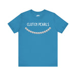 Clutch Pearls Graphic Unisex Jersey Tee - Perfect for Fashion Lovers