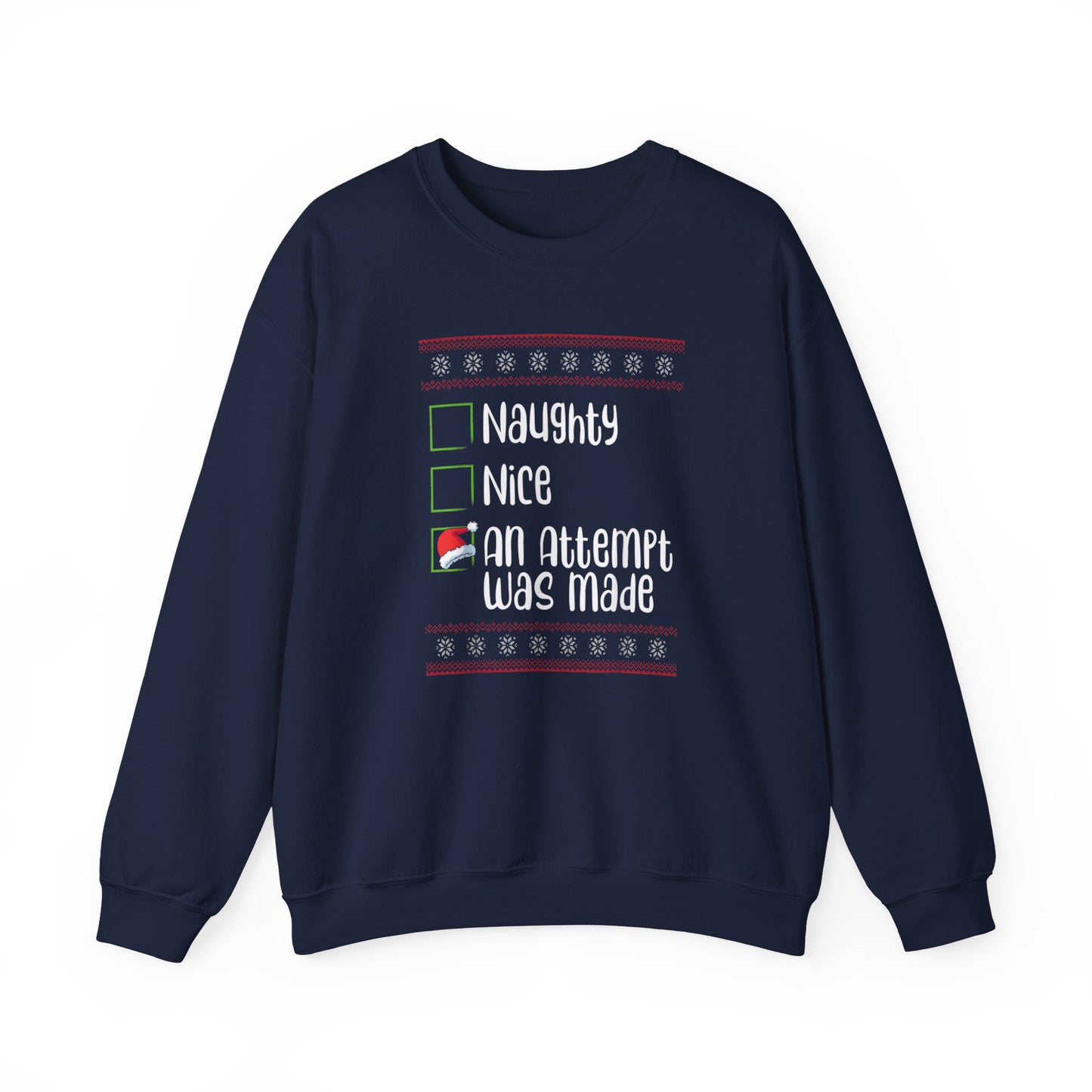 Naughty, Nice, an Attempt Was Made