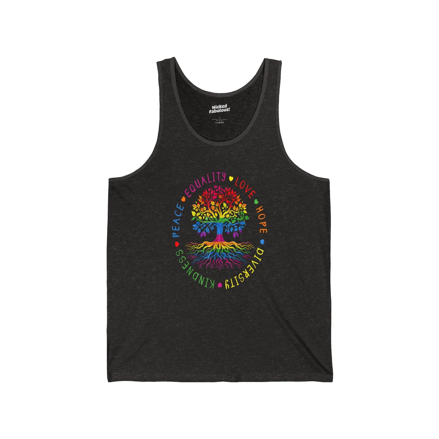 Show your pride, roots and all, with our Tree of Pride tank top — bold, bright, and built for summer. 🌈