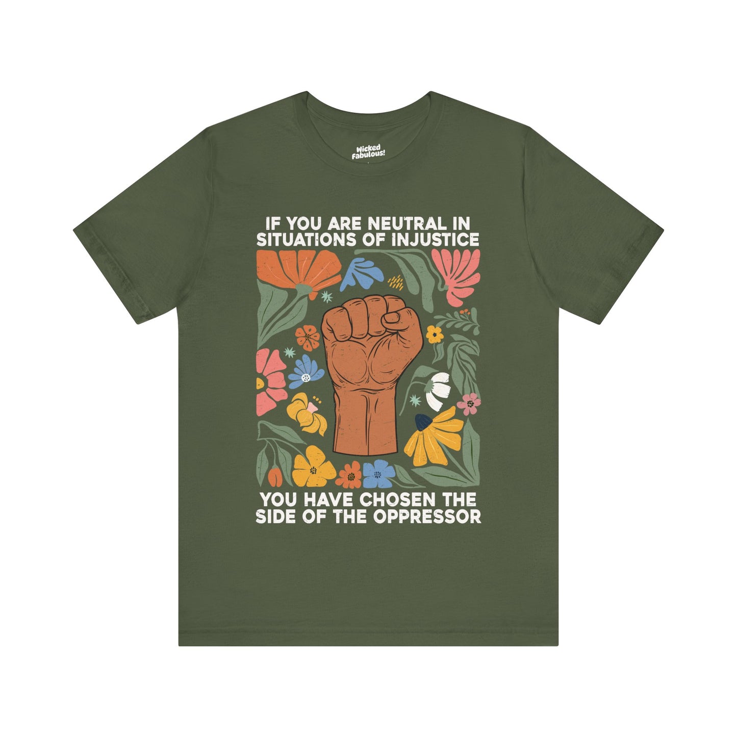 Empowering Unisex Jersey Tee - 'Choose a Side of Justice'