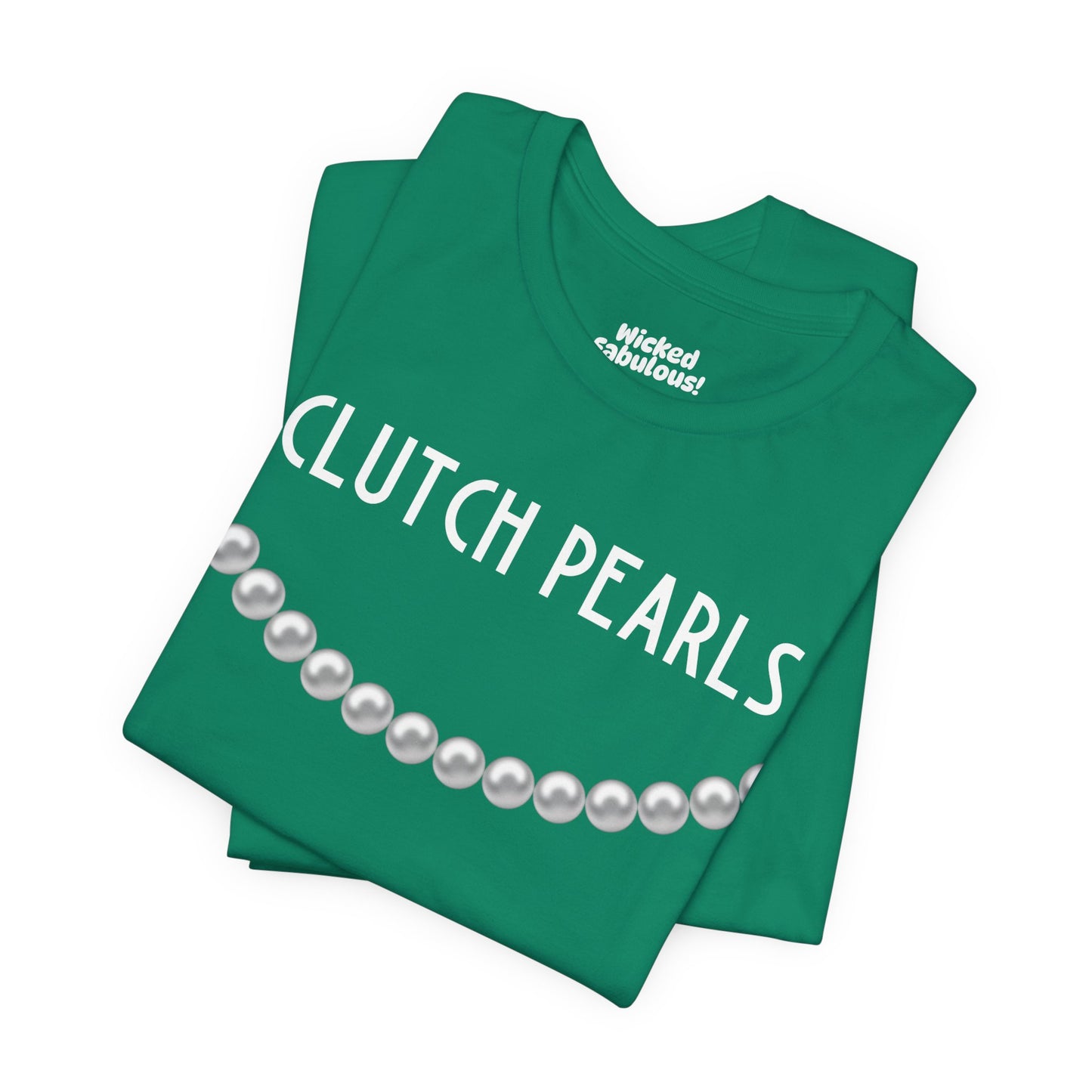 Clutch Pearls Graphic Unisex Jersey Tee - Perfect for Fashion Lovers