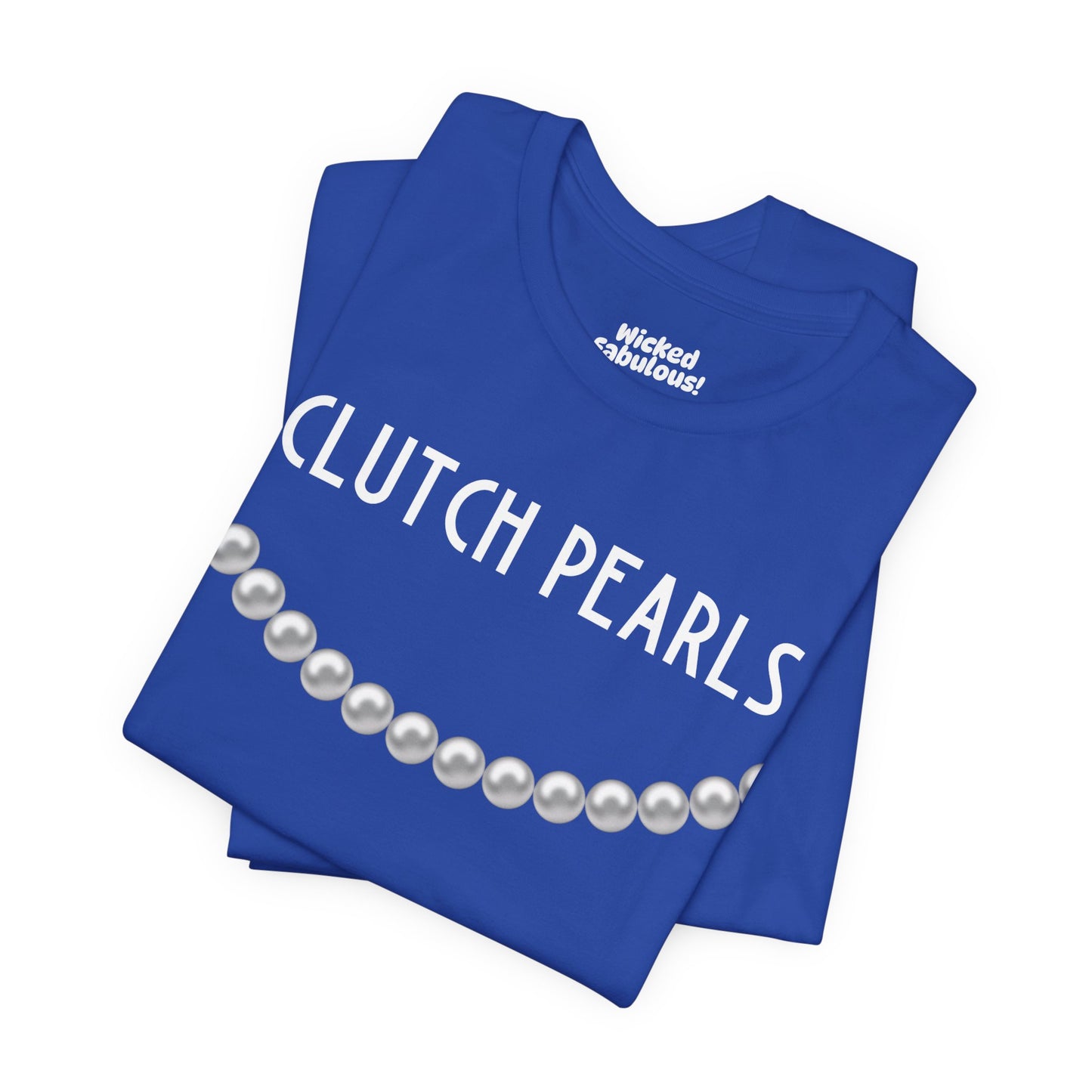 Clutch Pearls Graphic Unisex Jersey Tee - Perfect for Fashion Lovers