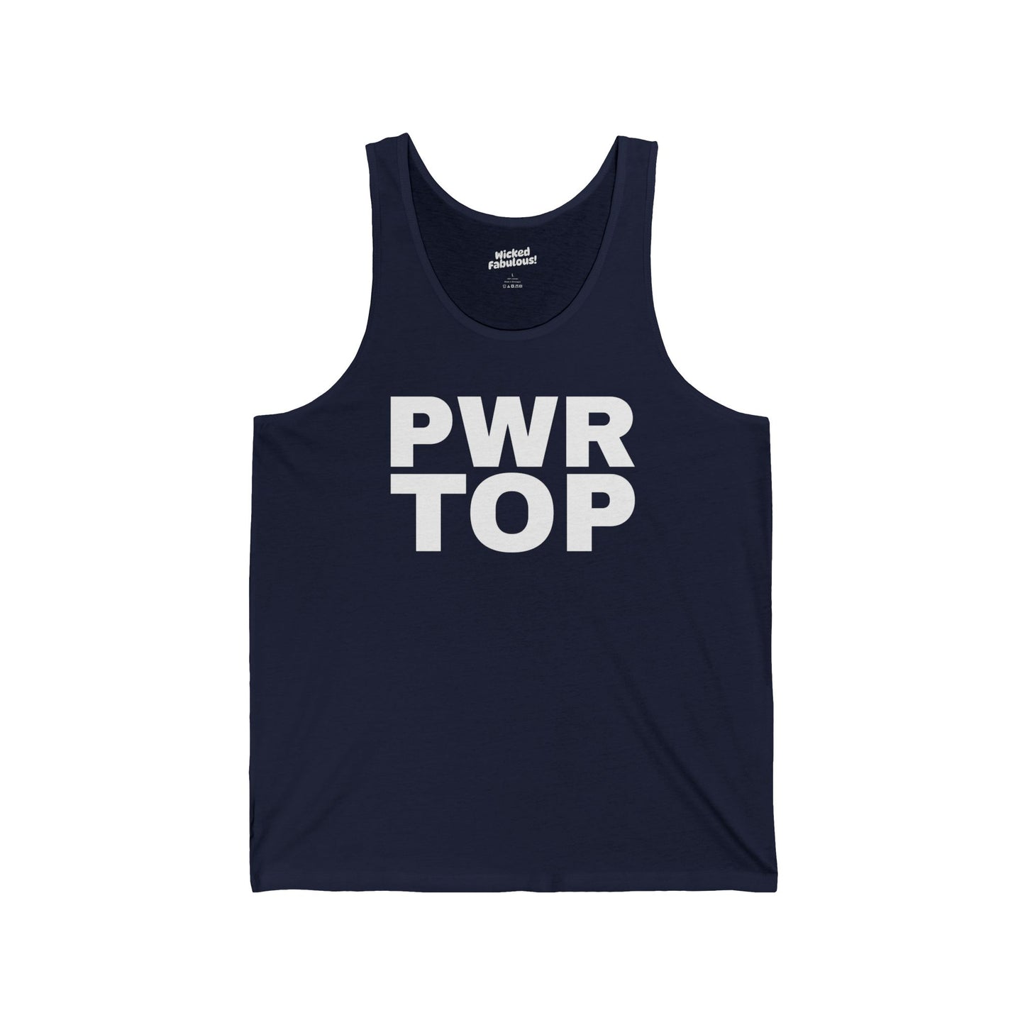 Empowering Unisex Jersey Tank - 'PWR TOP'