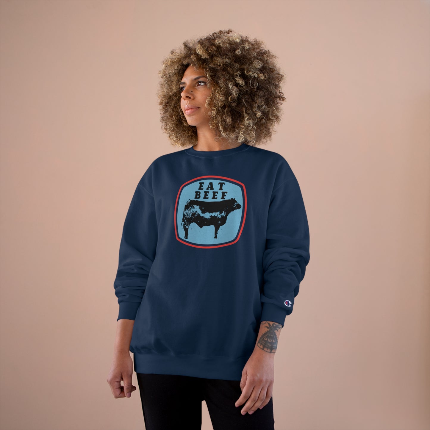 Eat Beef Champion Sweatshirt