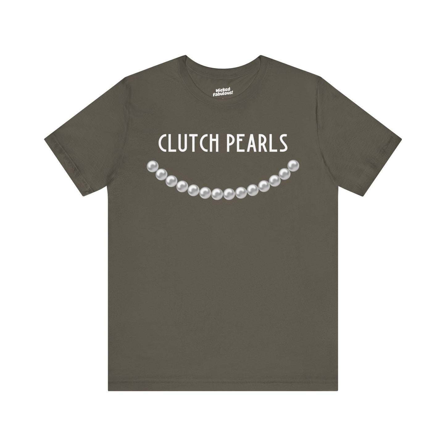 Clutch Pearls Graphic Unisex Jersey Tee - Perfect for Fashion Lovers
