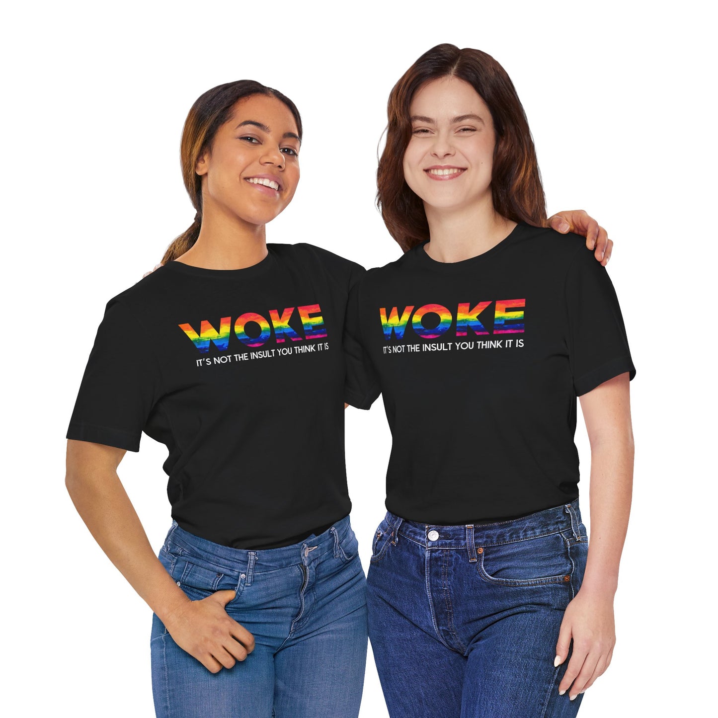 Woke Unisex Jersey Short Sleeve Tee - Spread Awareness & Compassion