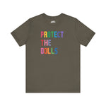 Protect the Dolls Unisex Jersey Tee – Supportive LGBTQ+ Apparel