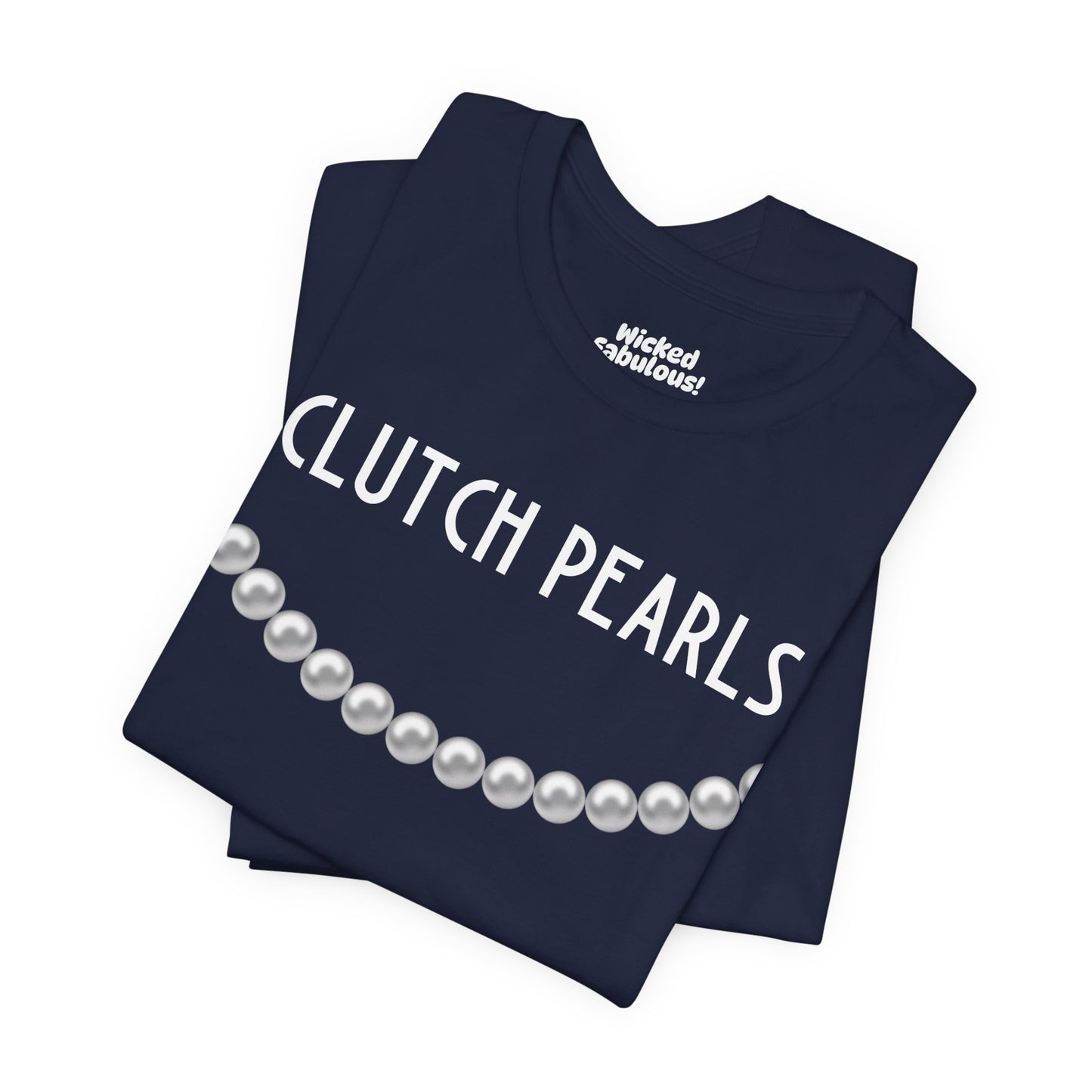 Clutch Pearls Graphic Unisex Jersey Tee - Perfect for Fashion Lovers
