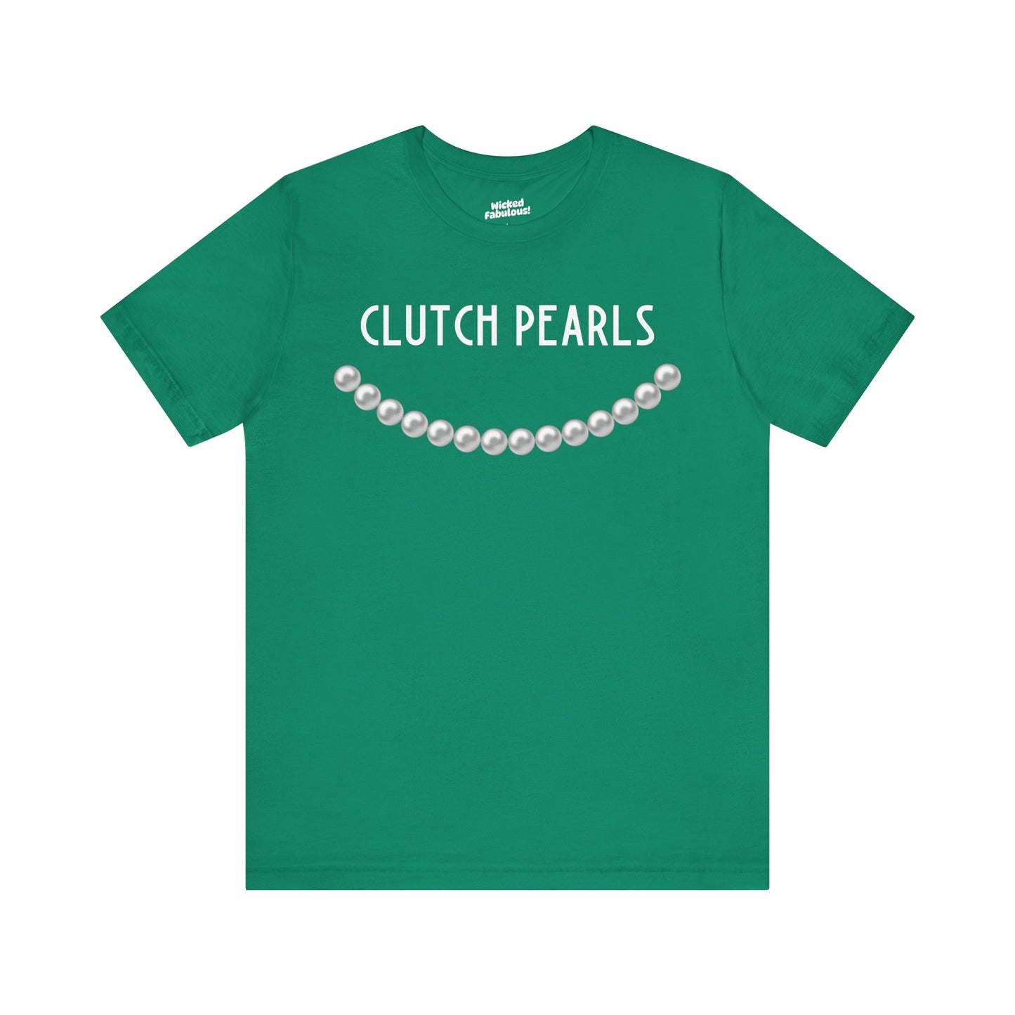 Clutch Pearls Graphic Unisex Jersey Tee - Perfect for Fashion Lovers