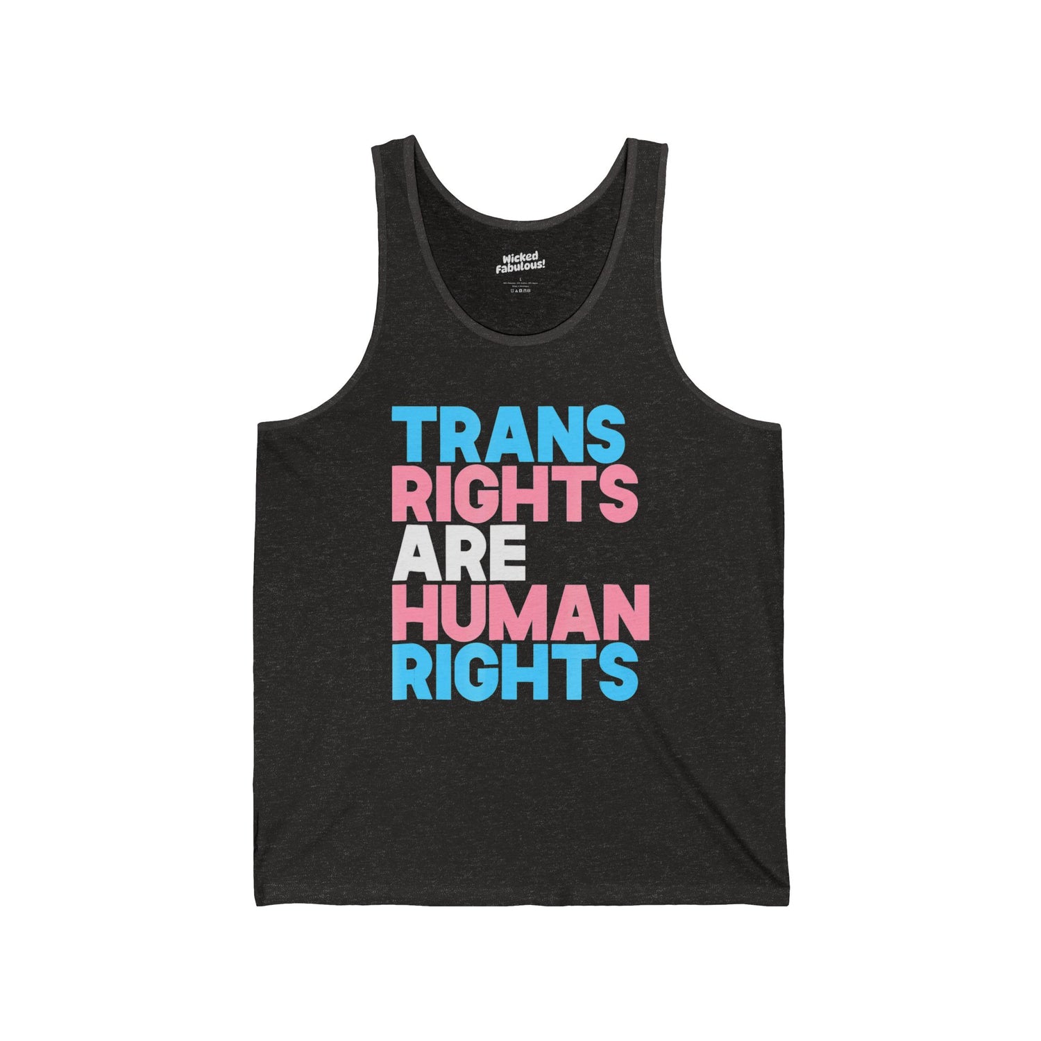 Trans Rights Unisex Jersey Tank - LGBTQ+ Pride Apparel