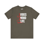 Positive Vibes Unisex Tee, Motivational T-Shirt, Inspirational Gift, Casual Wear, Everyday Comfort, Unique Graphic Shirt