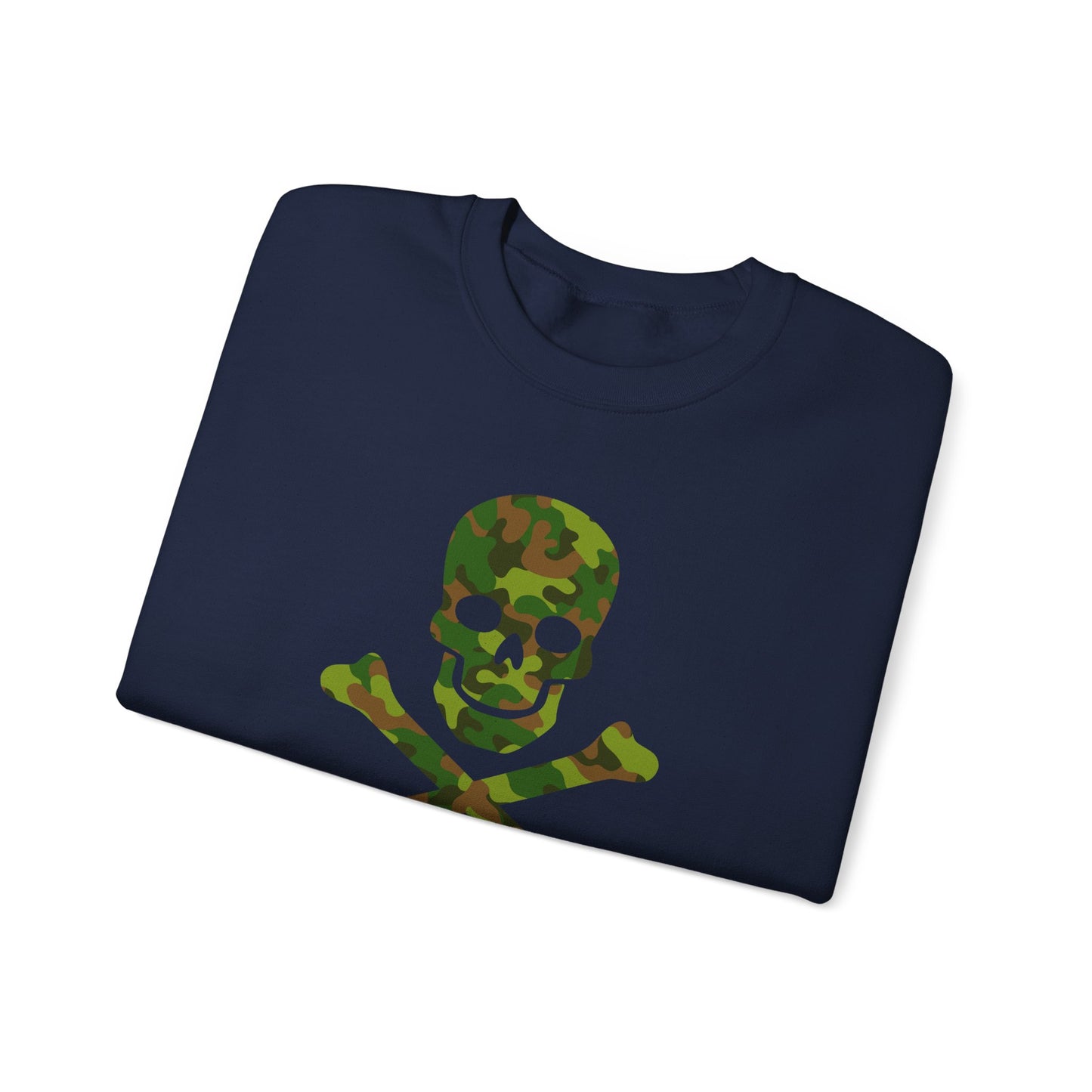 Camo Skull and Crossbones