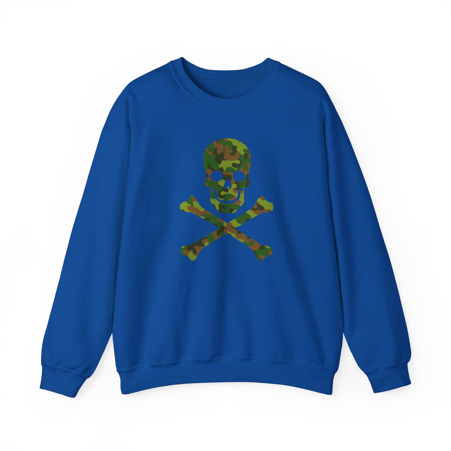 Camo Skull and Crossbones