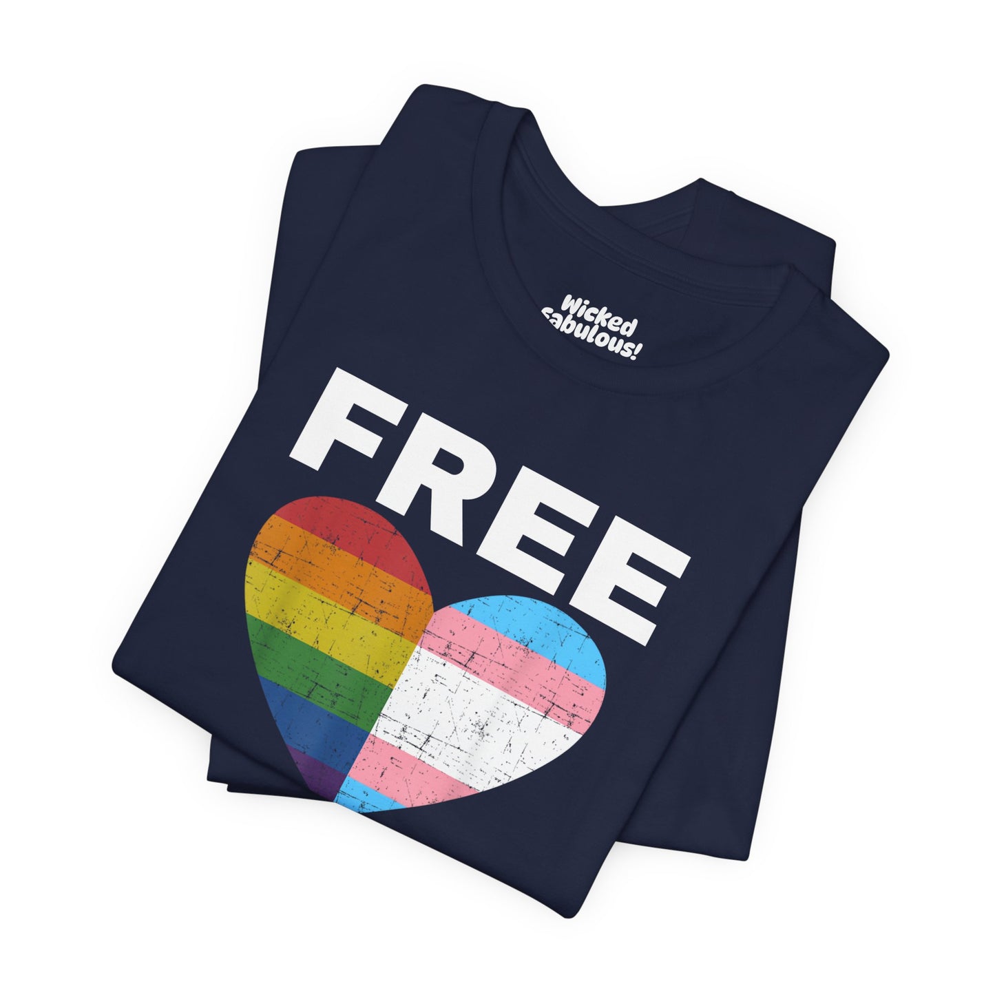 Pride Love Hugs T-Shirt - Unisex Jersey Short Sleeve Tee for LGBTQ+ Support