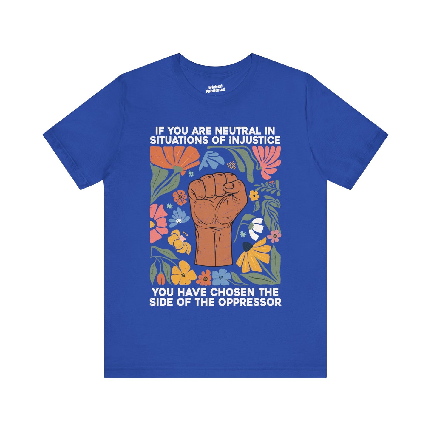 Empowering Unisex Jersey Tee - 'Choose a Side of Justice'