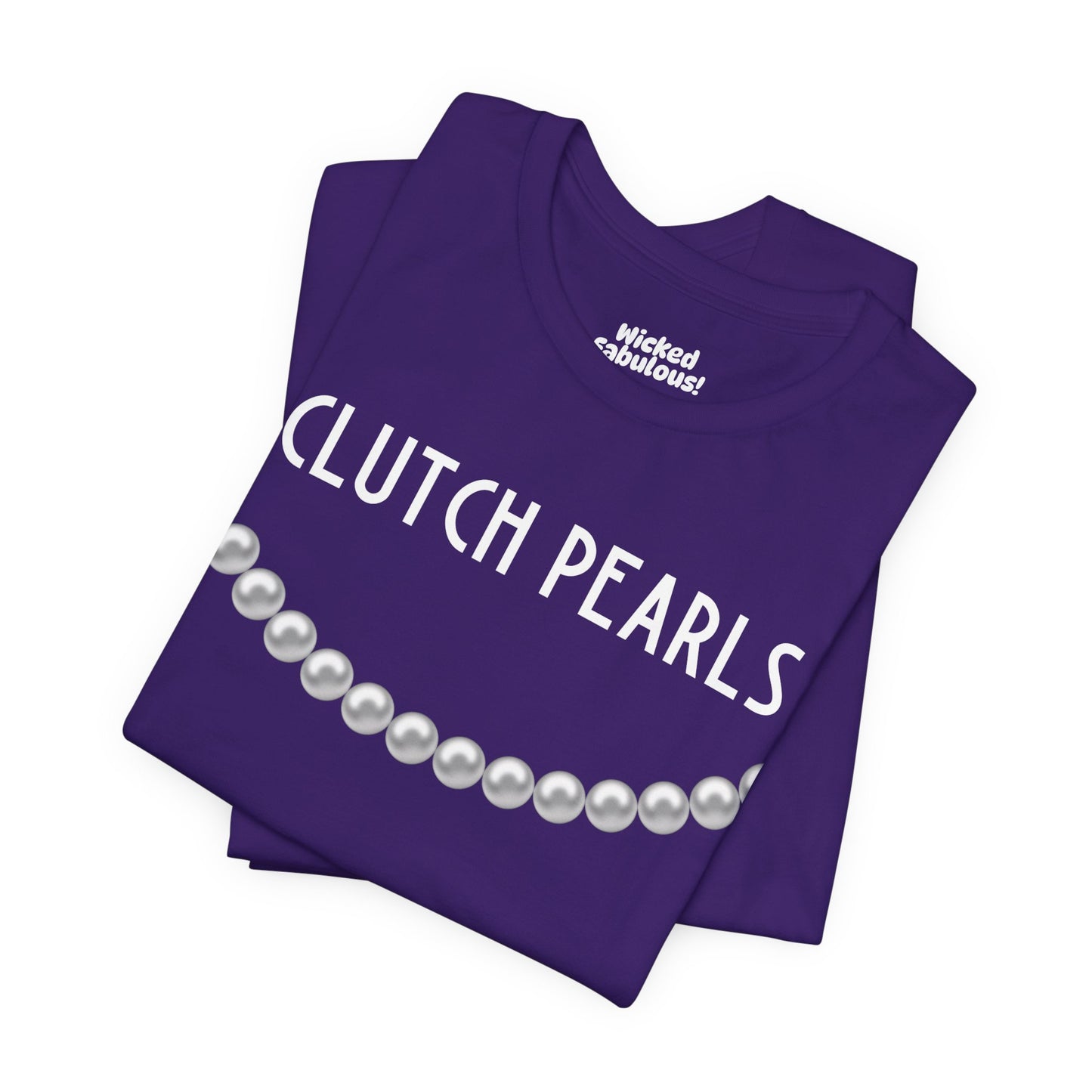 Clutch Pearls Graphic Unisex Jersey Tee - Perfect for Fashion Lovers