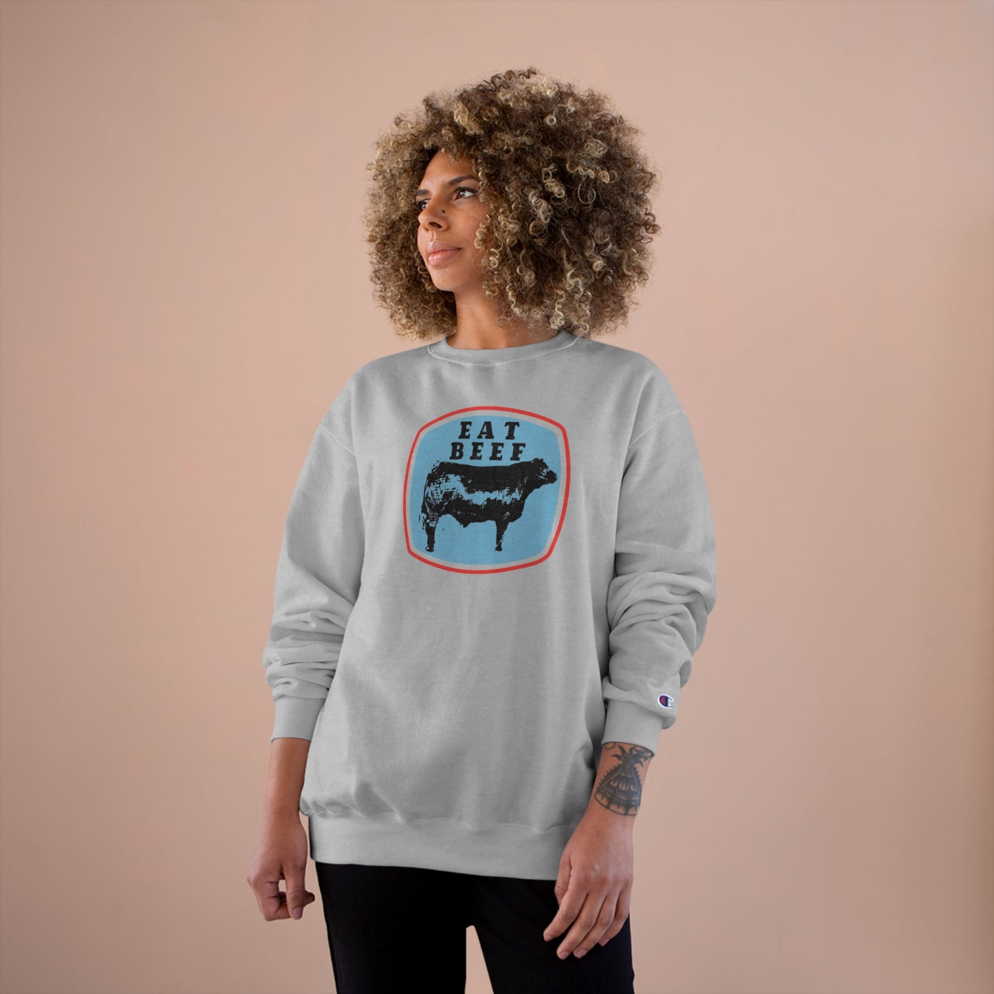 Eat Beef Champion Sweatshirt