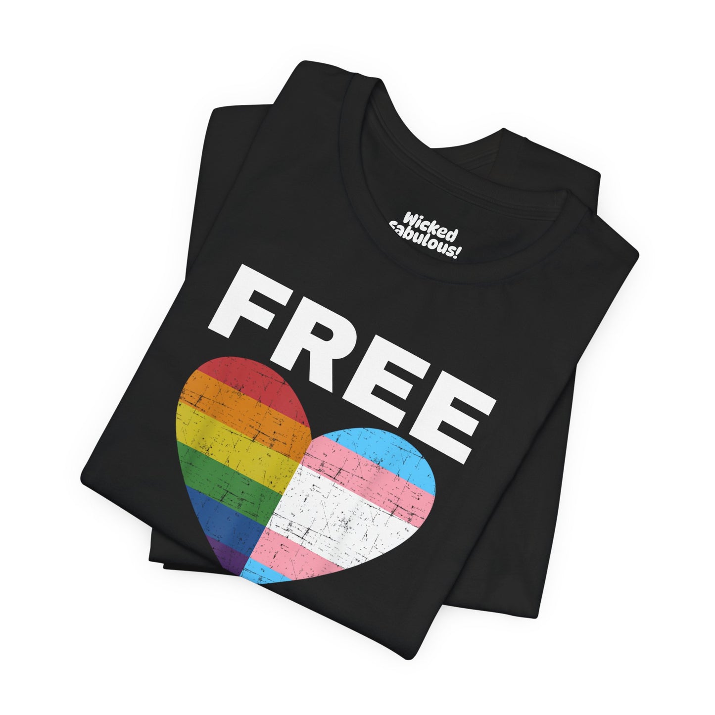Pride Love Hugs T-Shirt - Unisex Jersey Short Sleeve Tee for LGBTQ+ Support
