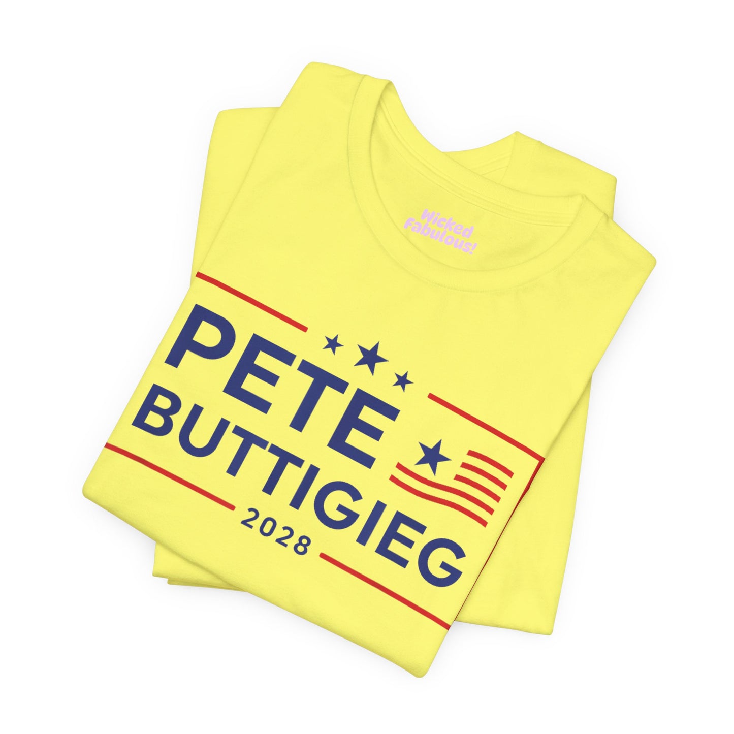 Pete Buttigieg 2028 Unisex Jersey Short Sleeve Tee - Casual Political Statement Shirt
