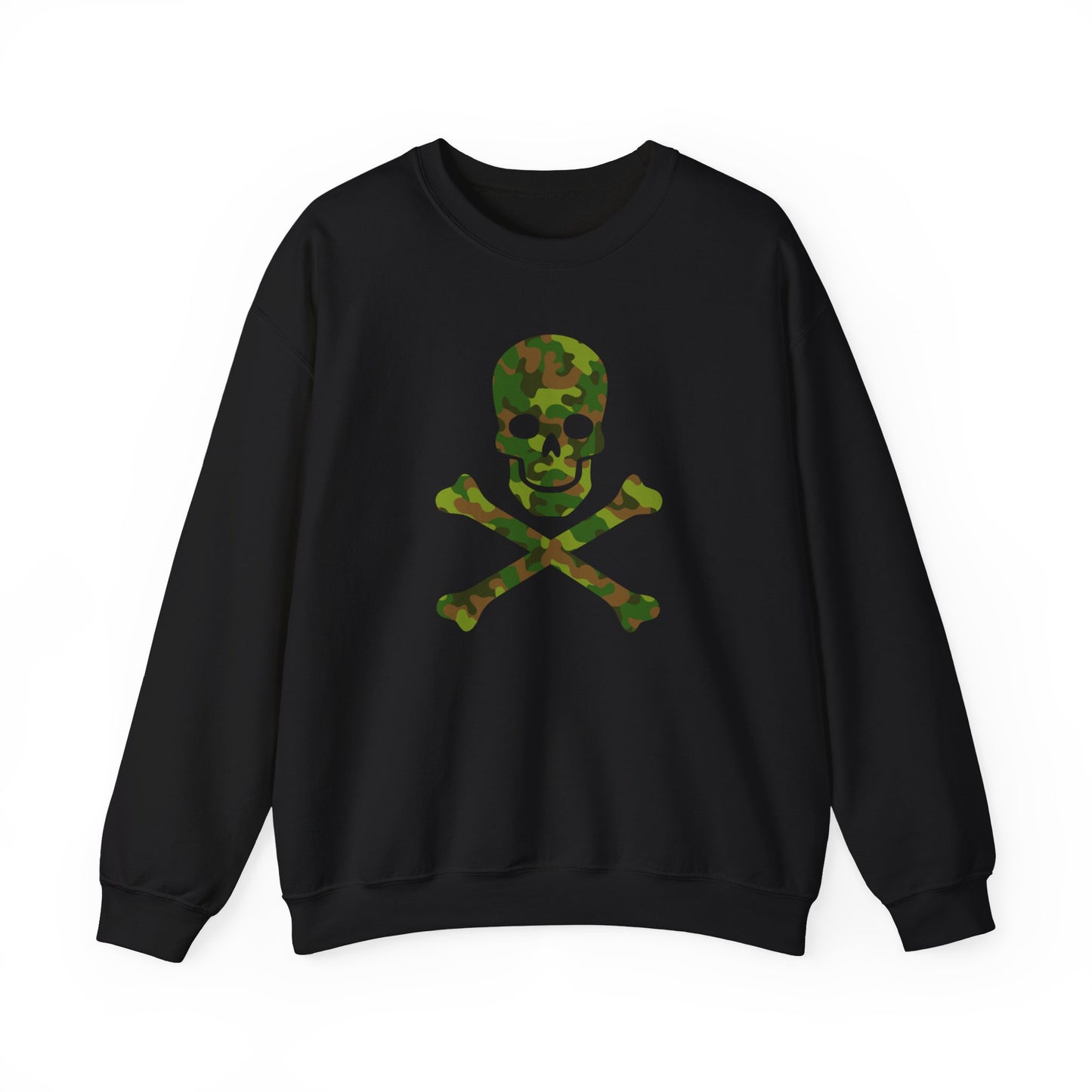 Camo Skull and Crossbones