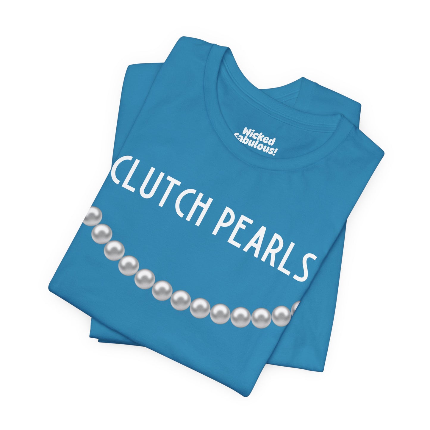 Clutch Pearls Graphic Unisex Jersey Tee - Perfect for Fashion Lovers