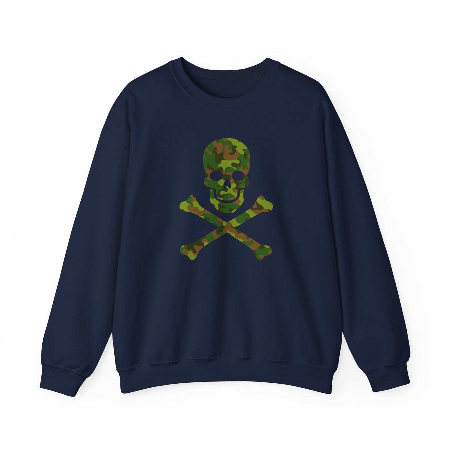 Camo Skull and Crossbones
