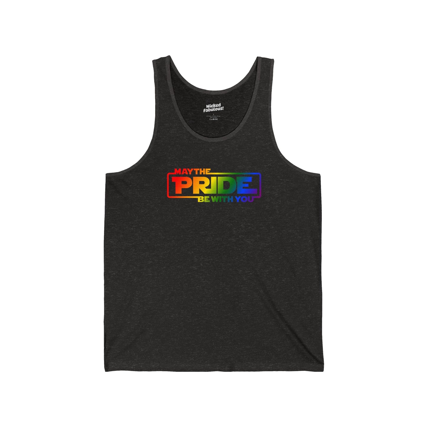 May the Pride Be With You Unisex Jersey Tank Top - LGBTQ+ Celebration Apparel