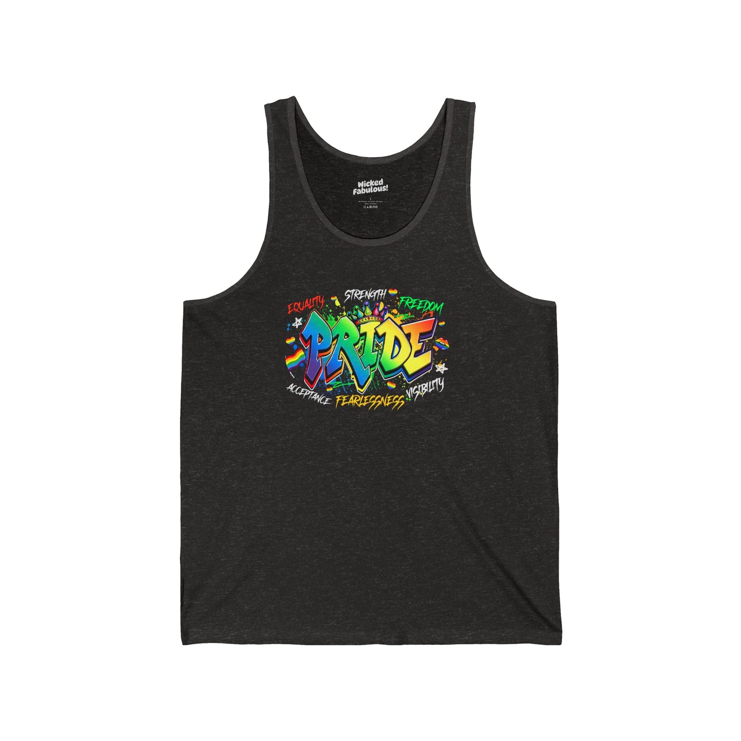 🎨 Graffiti Pride Tank Top – Loud, Proud, and Unapologetically You