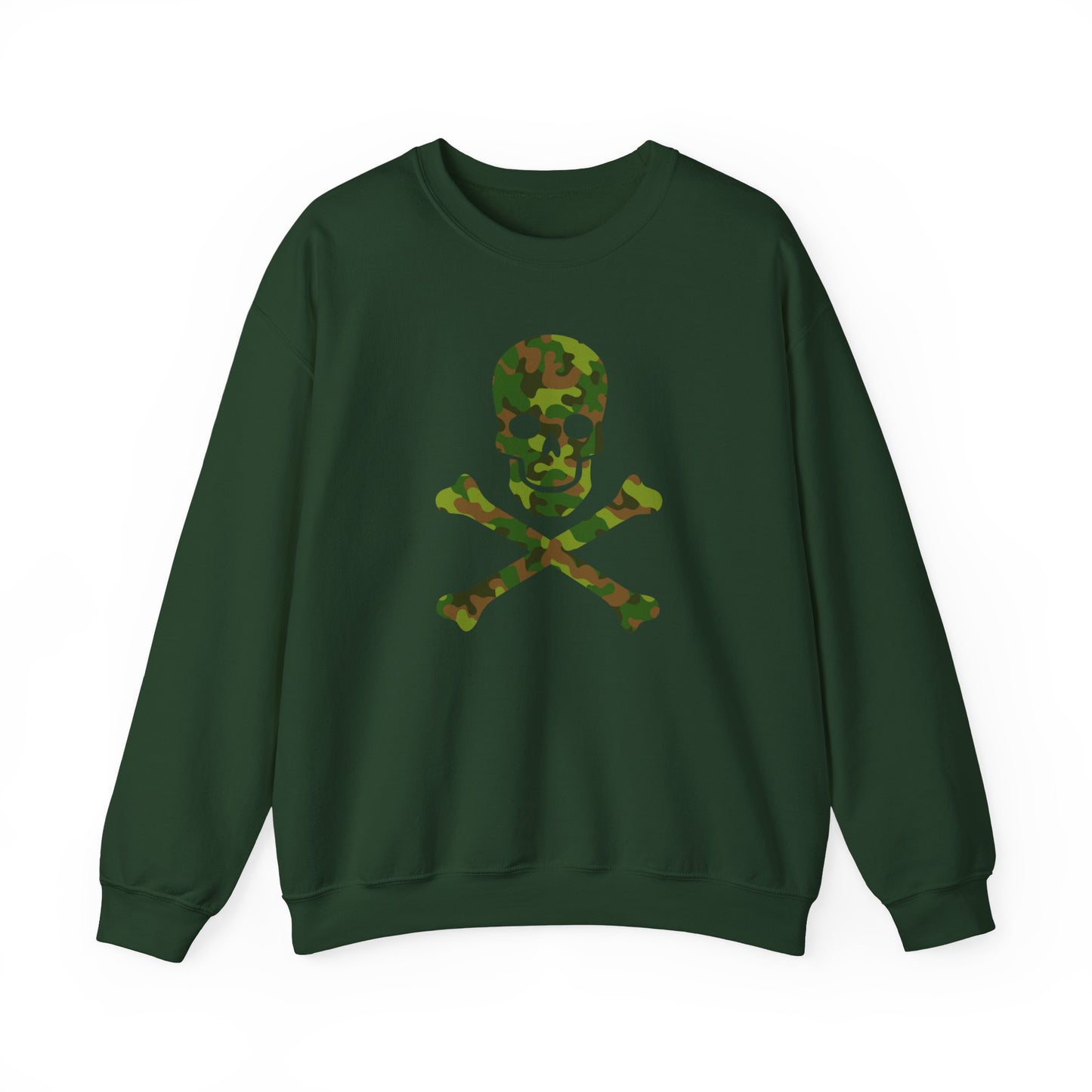 Camo Skull and Crossbones