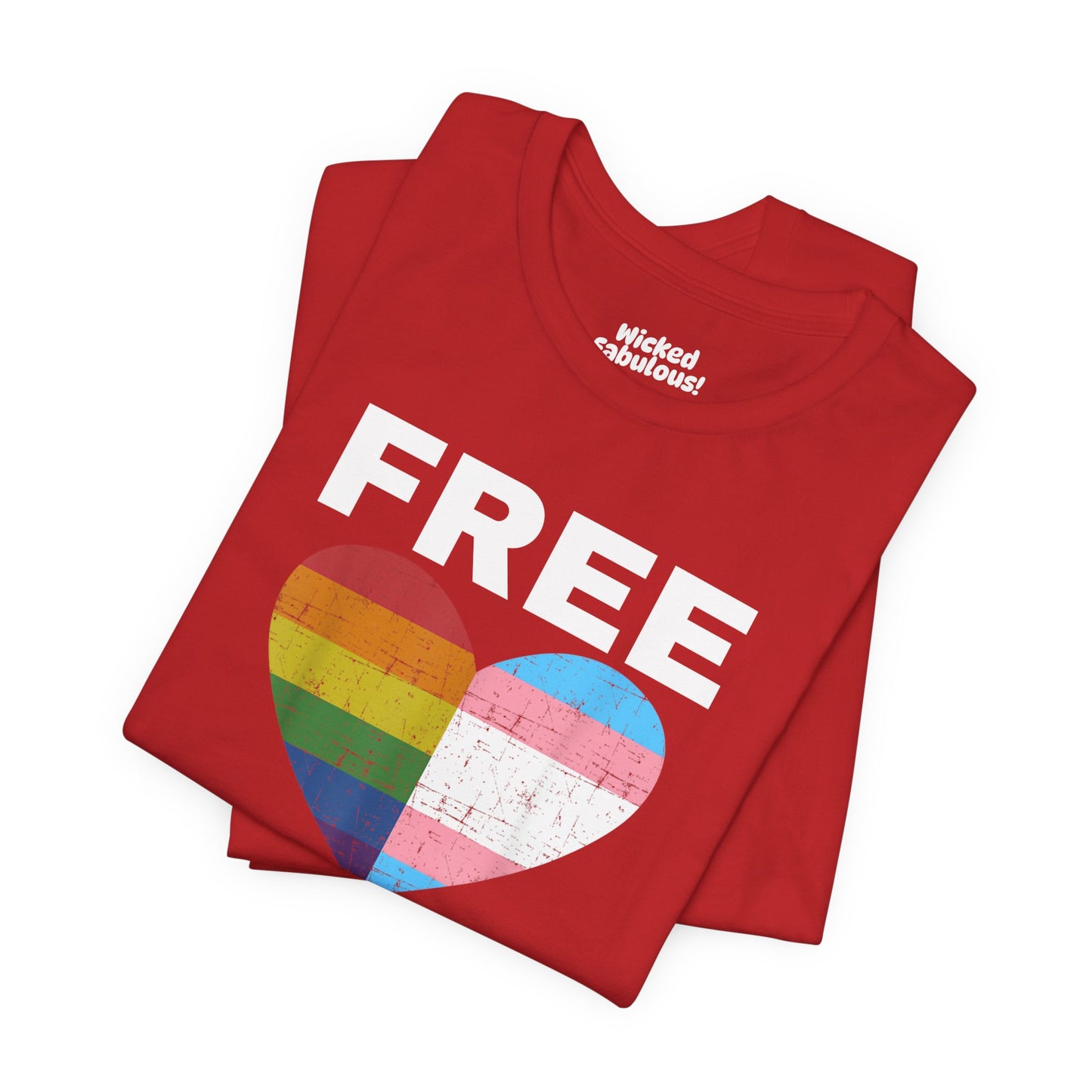 Pride Love Hugs T-Shirt - Unisex Jersey Short Sleeve Tee for LGBTQ+ Support