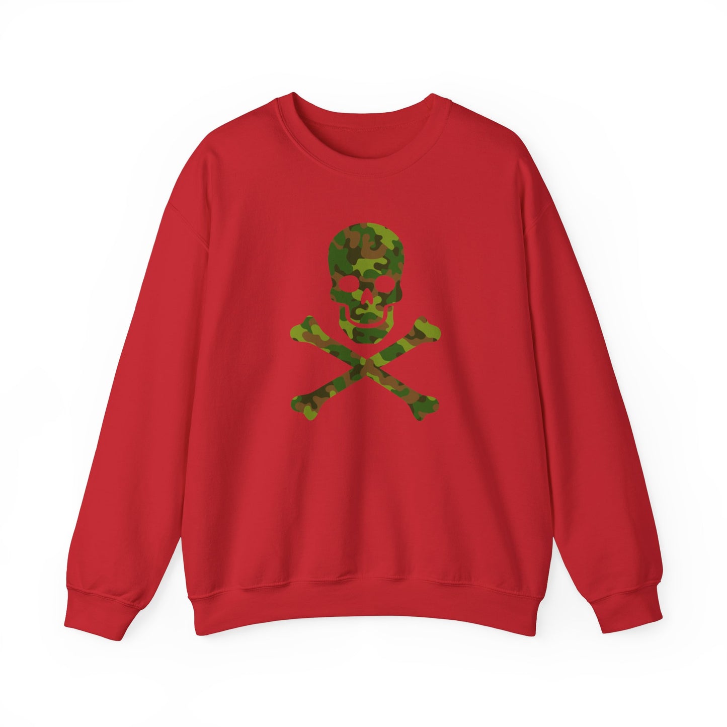 Camo Skull and Crossbones