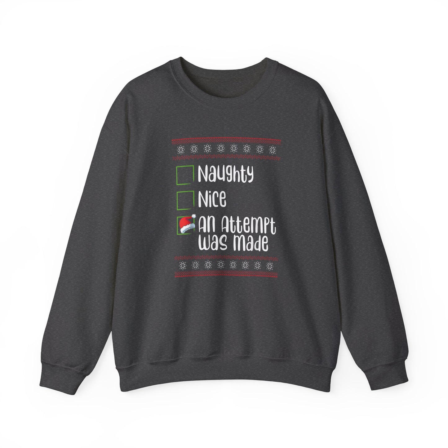 Naughty, Nice, an Attempt Was Made