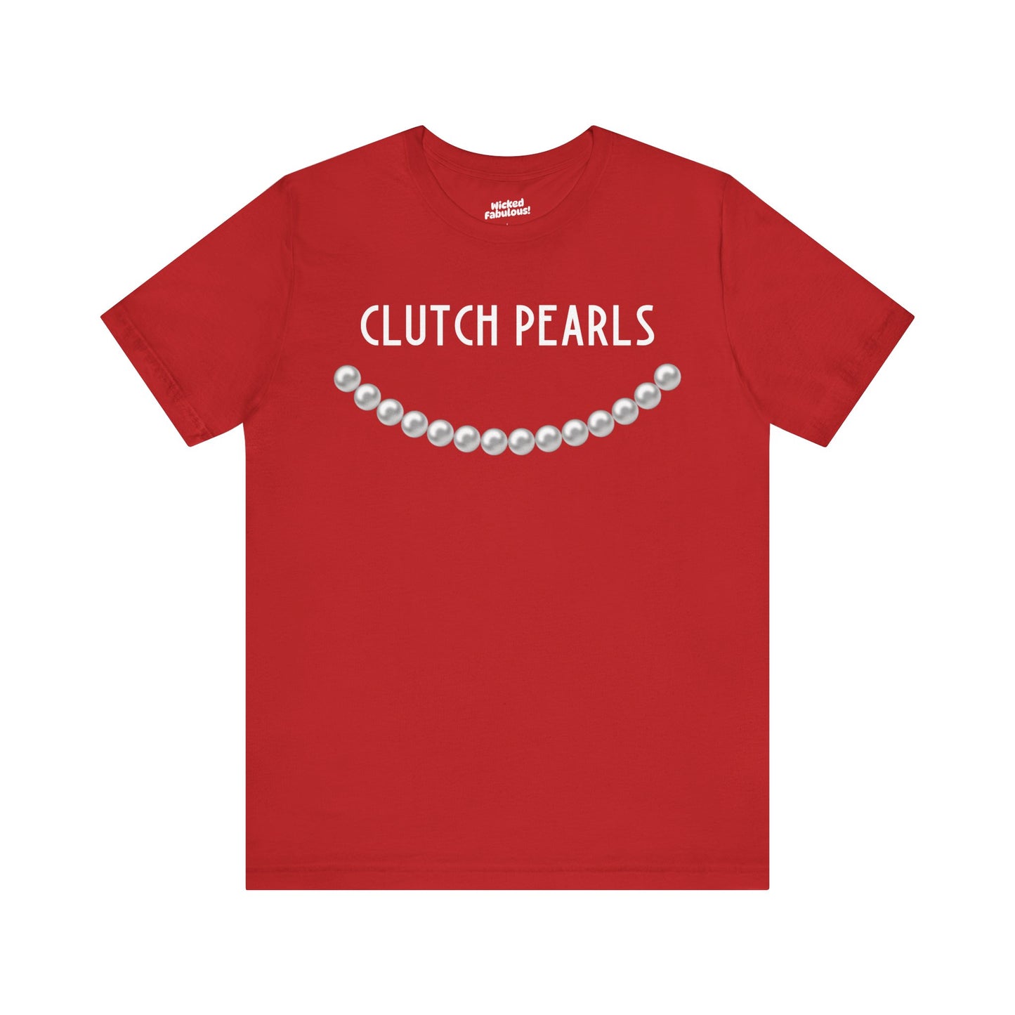 Clutch Pearls Graphic Unisex Jersey Tee - Perfect for Fashion Lovers