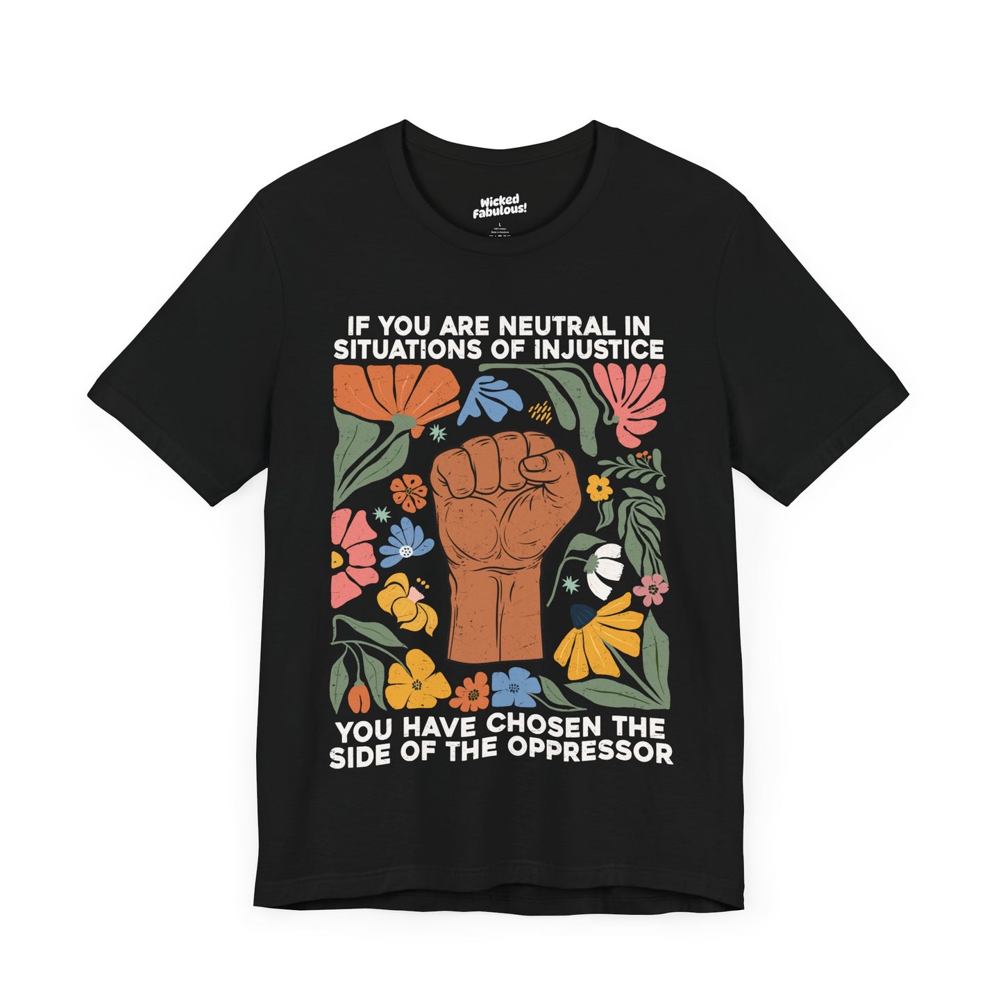 Empowering Unisex Jersey Tee - 'Choose a Side of Justice'