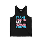 Trans Rights Unisex Jersey Tank - LGBTQ+ Pride Apparel