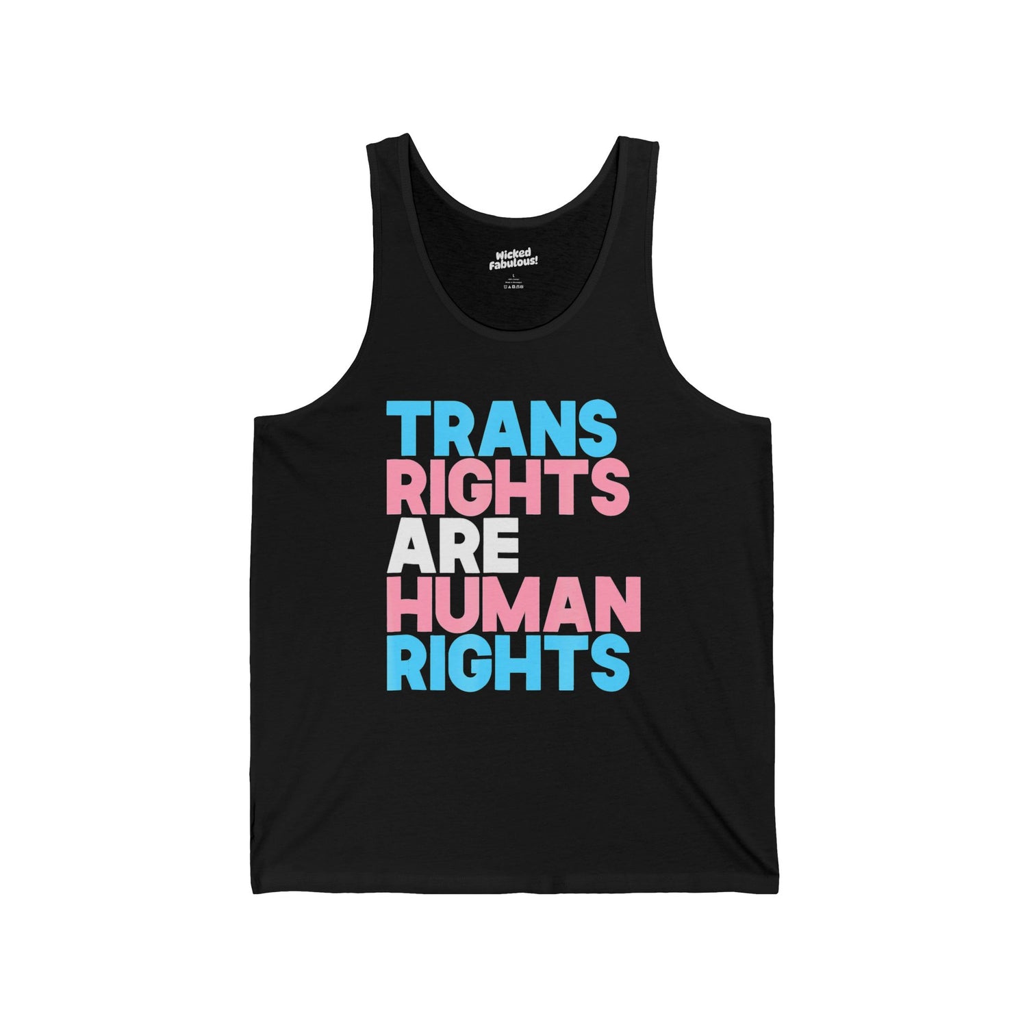 Trans Rights Unisex Jersey Tank - LGBTQ+ Pride Apparel