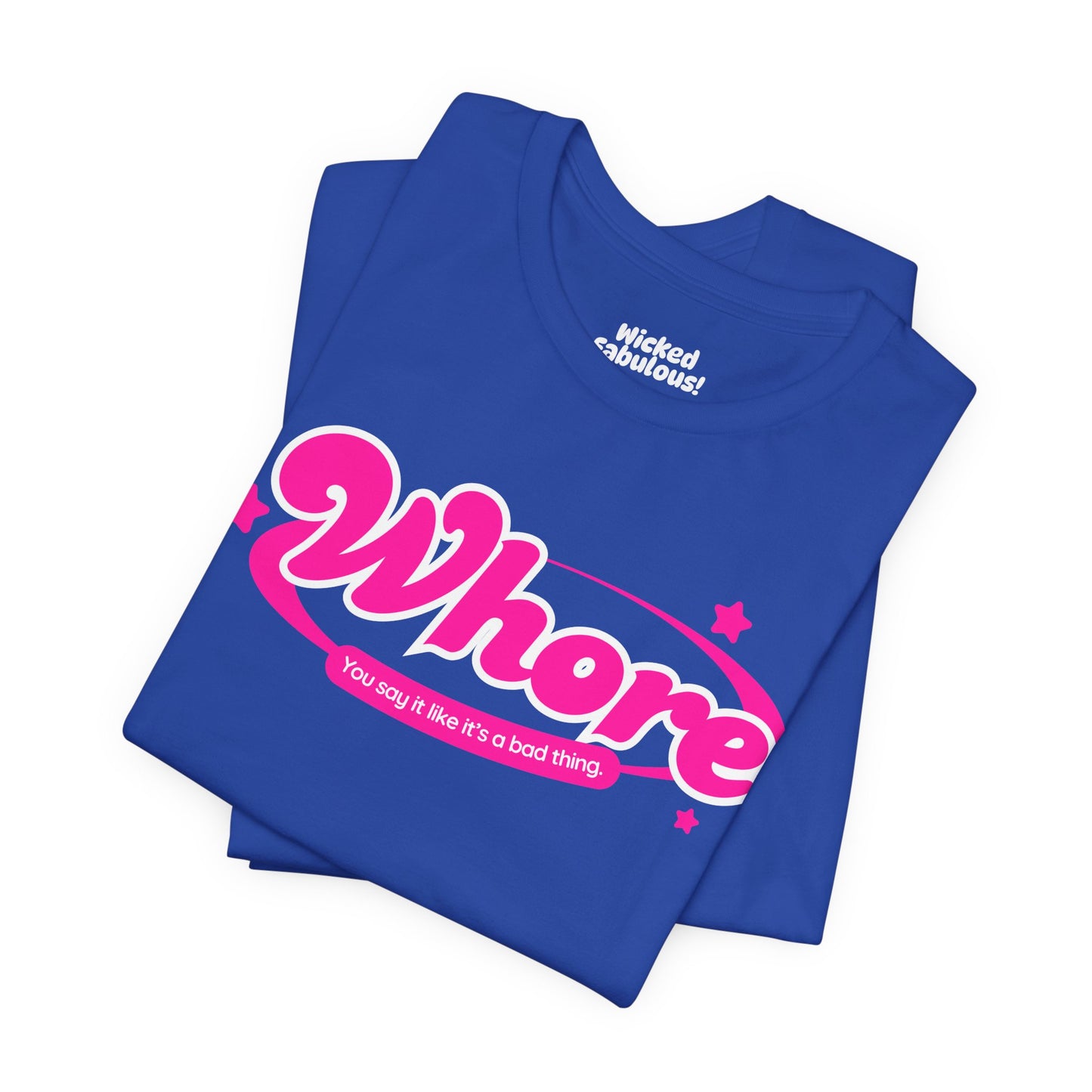 Funny Graphic Tee - "Whore" Statement Shirt for Bold Style
