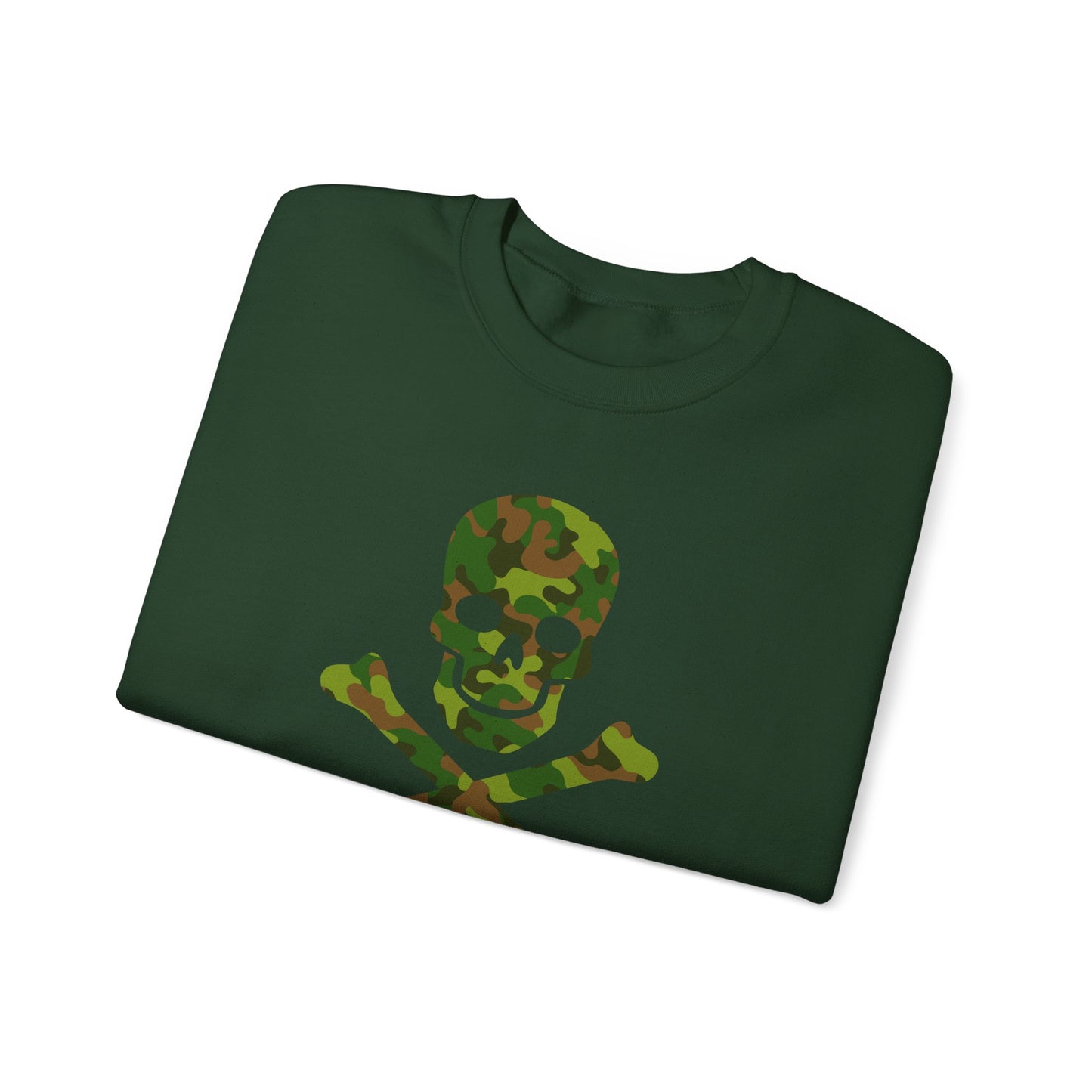 Camo Skull and Crossbones