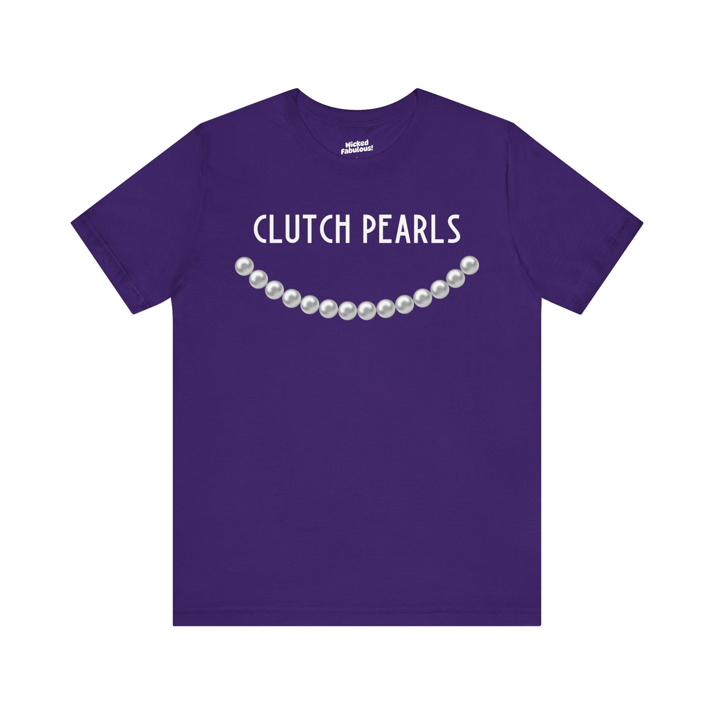 Clutch Pearls Graphic Unisex Jersey Tee - Perfect for Fashion Lovers