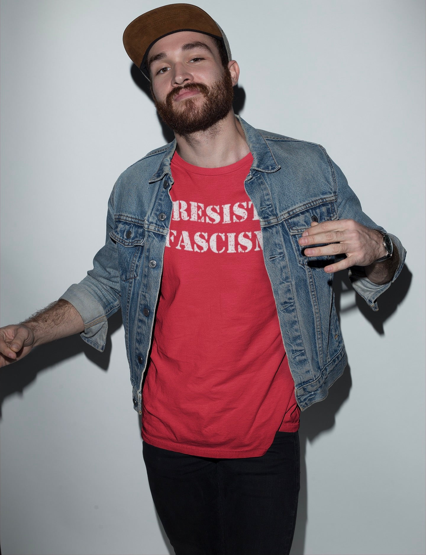 'Resist Fascism' Protest Short Sleeve Tee Shirt