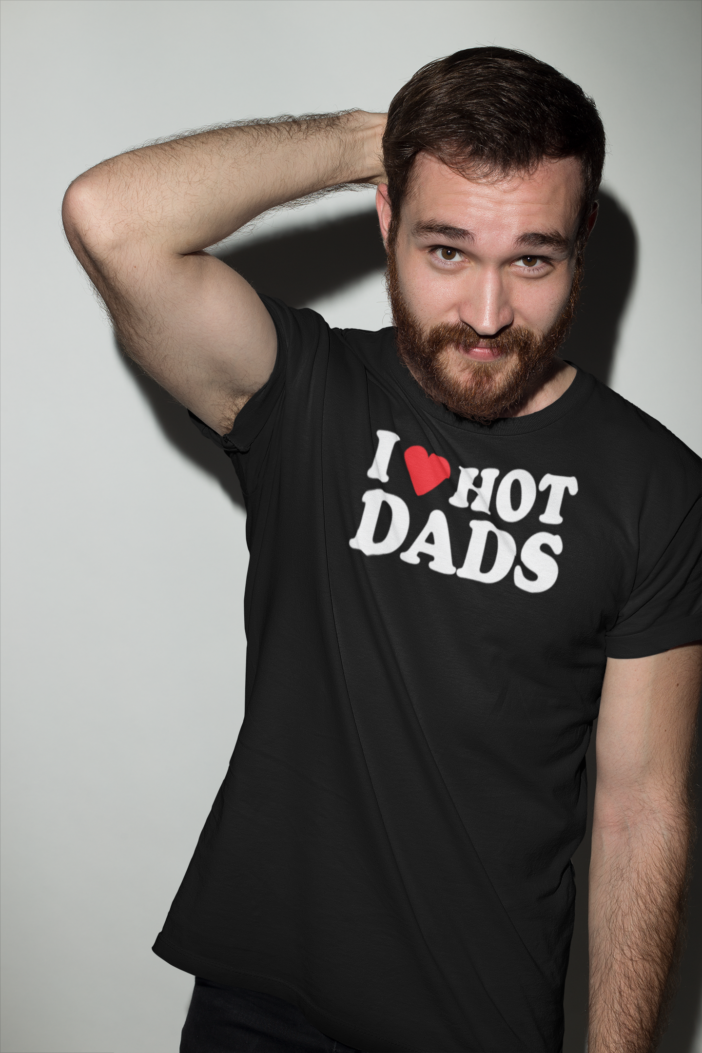 Funny Unisex Tee - I Love Hot Dads