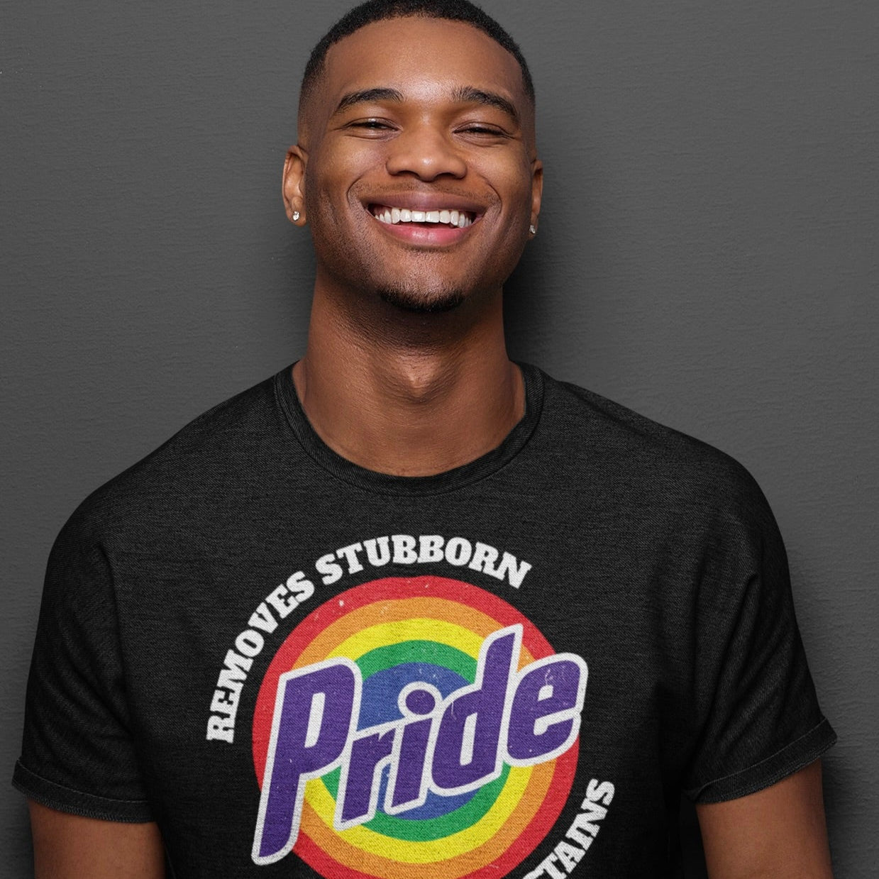 Pride Removes Stubborn Orange Stains T-Shirt – Funny LGBTQ+ Political Statement Tee