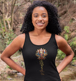 Lotus Vibes Namaste Unisex Tank – Spiritual Sleeveless Top for Mindful Energy