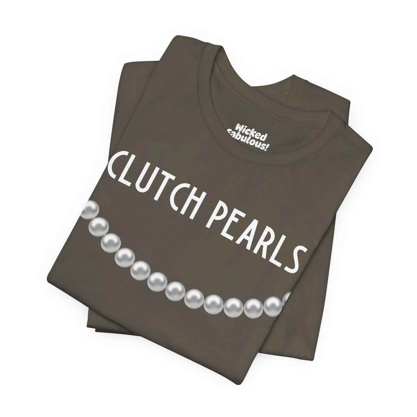 Clutch Pearls Graphic Unisex Jersey Tee - Perfect for Fashion Lovers