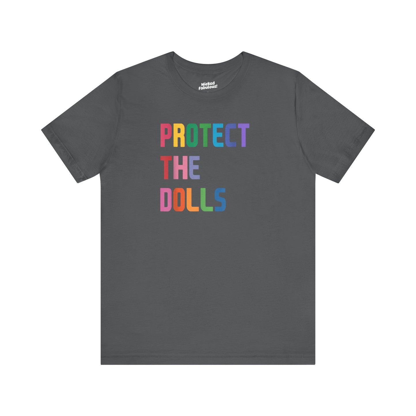 Protect the Dolls Unisex Jersey Tee – Supportive LGBTQ+ Apparel