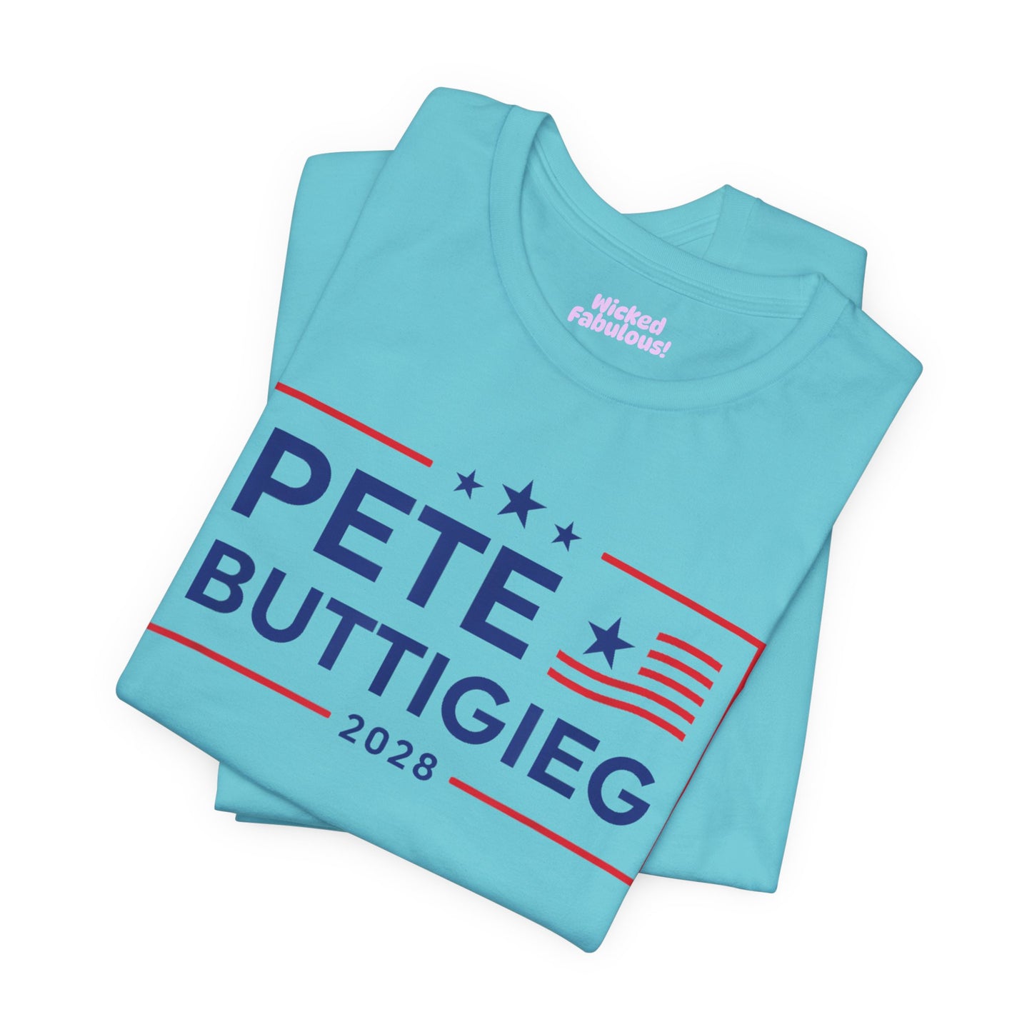 Pete Buttigieg 2028 Unisex Jersey Short Sleeve Tee - Casual Political Statement Shirt