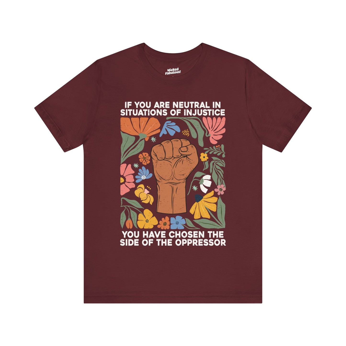 Empowering Unisex Jersey Tee - 'Choose a Side of Justice'