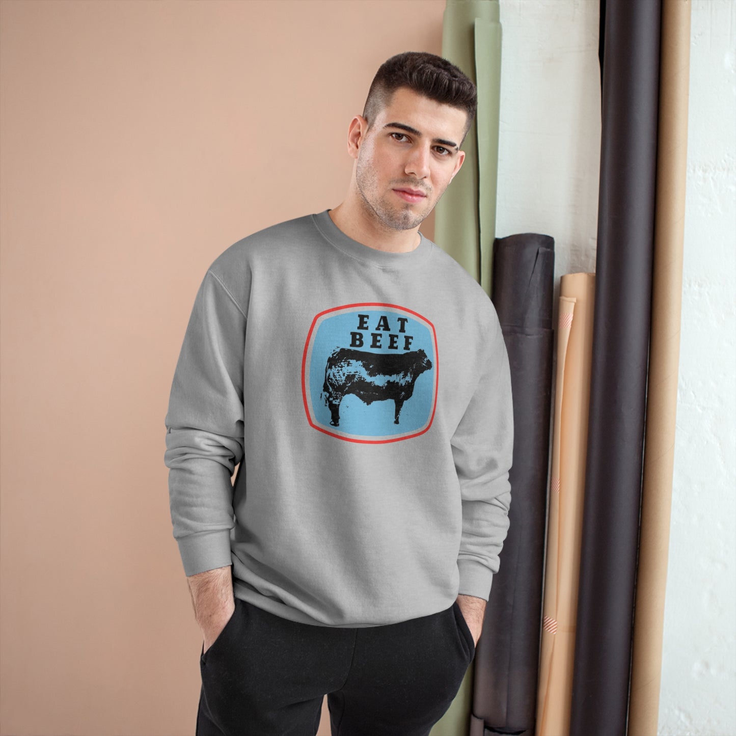 Eat Beef Champion Sweatshirt